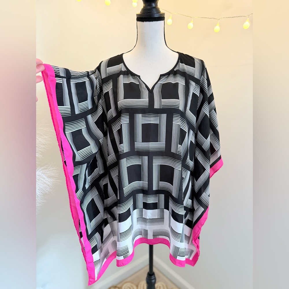 Kaari Blue Black and Cream Garment